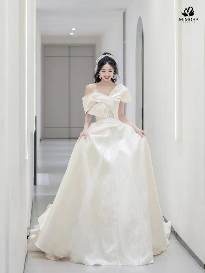 Tổng hợp hơn 51 về váy cưới lụa satin mới nhất  Du học Akina