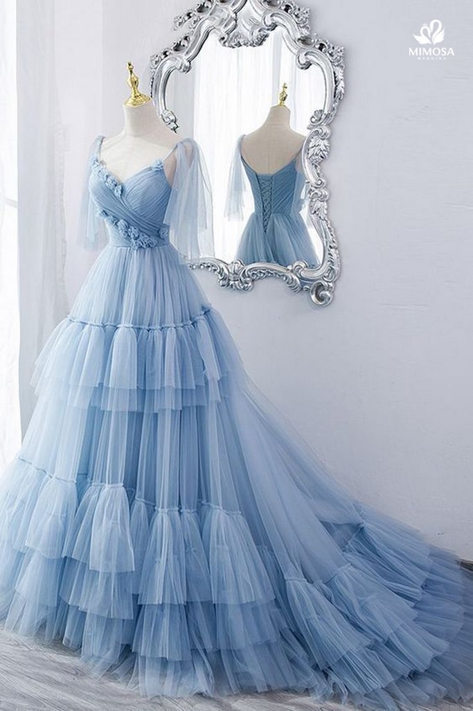 Ý nghĩa chiếc váy cưới màu xanh  5 Mẫu váy cưới màu xanh hút hồn