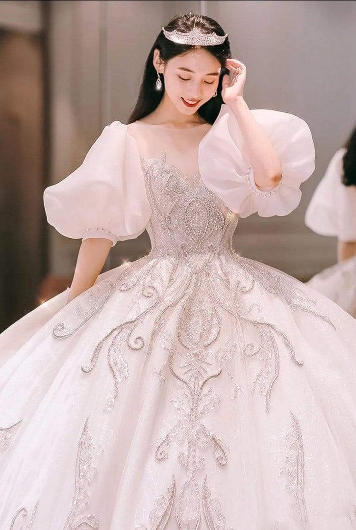 Xu hướng váy cưới xòe công chúa ngắn đang hot trong năm 2018  Thời trang   Việt Giải Trí